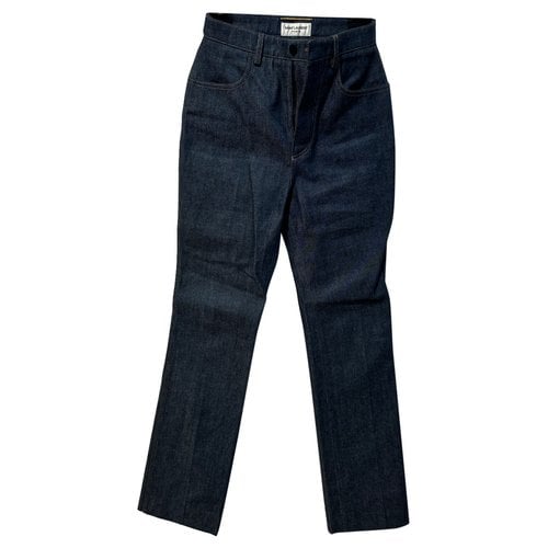 Pre-owned Saint Laurent Jeans In Blue