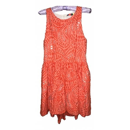Pre-owned Msgm Mid-length Dress In Red