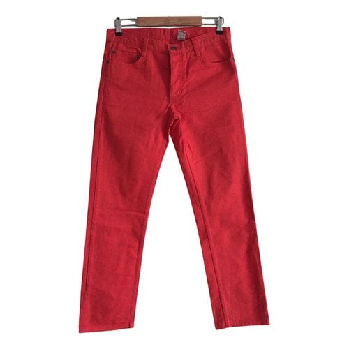 Pre-owned Marc Jacobs Straight Jeans In Red