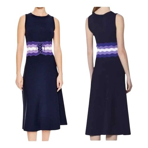 Pre-owned Sandro Maxi Dress In Blue