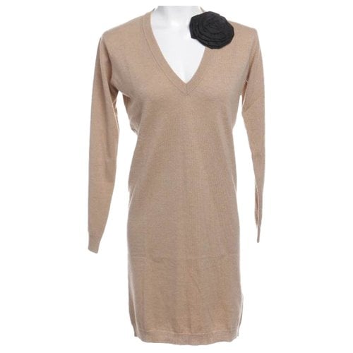 Pre-owned Blumarine Wool Dress In Brown
