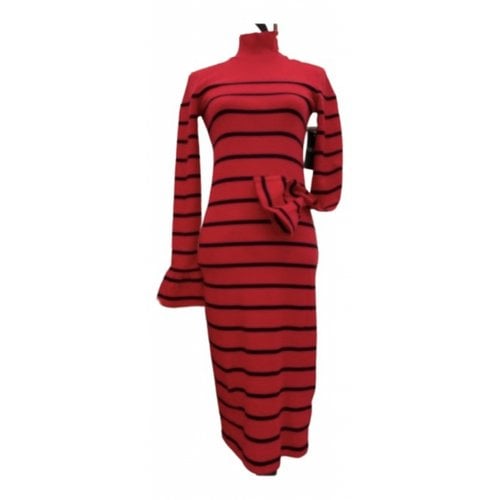 Pre-owned Lauren Ralph Lauren Maxi Dress In Red