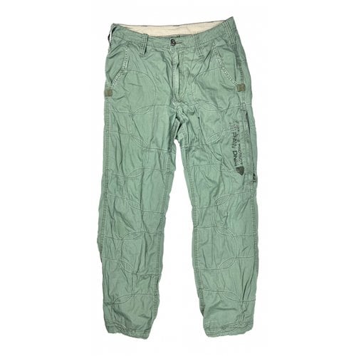 Pre-owned G-star Raw Trousers In Green