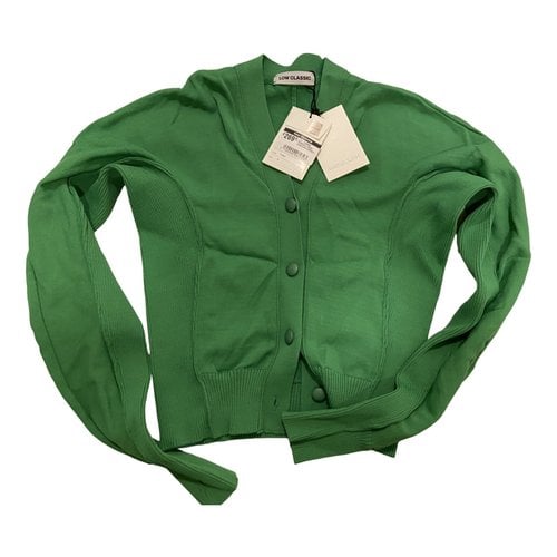 Pre-owned Low Classic Cardigan In Green