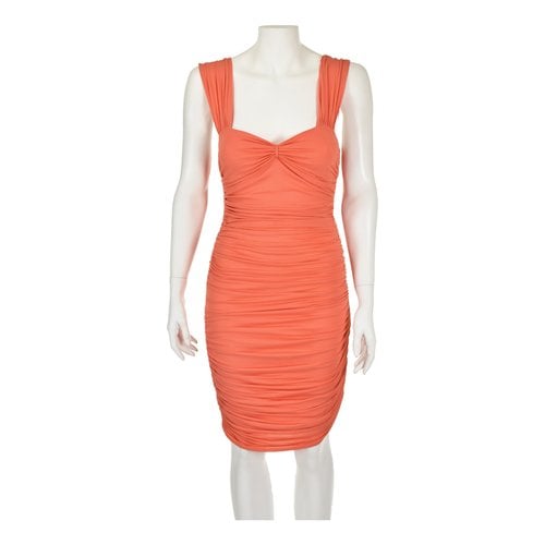 Pre-owned Celine Mini Dress In Orange