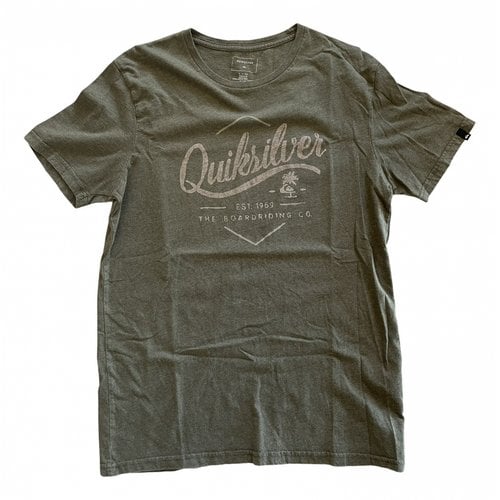 Pre-owned Quicksilver T-shirt In Green