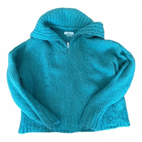 Pre-owned Isabel Marant Étoile Wool Jumper In Turquoise
