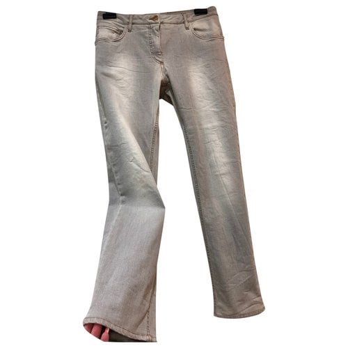 Pre-owned Etro Straight Jeans In Grey