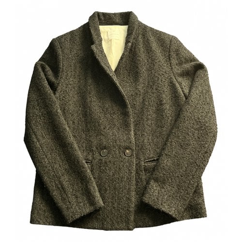 Pre-owned Pomandère Wool Blazer In Anthracite