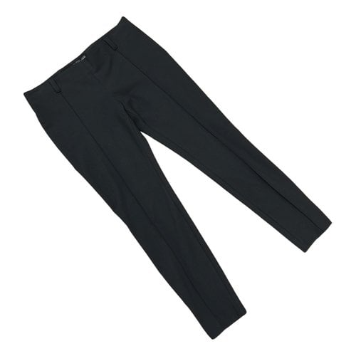 Pre-owned Balenciaga Wool Slim Pants In Black