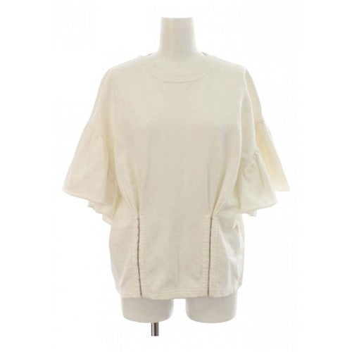 Pre-owned Alexander Mcqueen Top In White