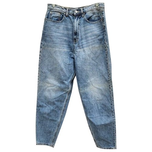Pre-owned Weworewhat Jeans In Blue