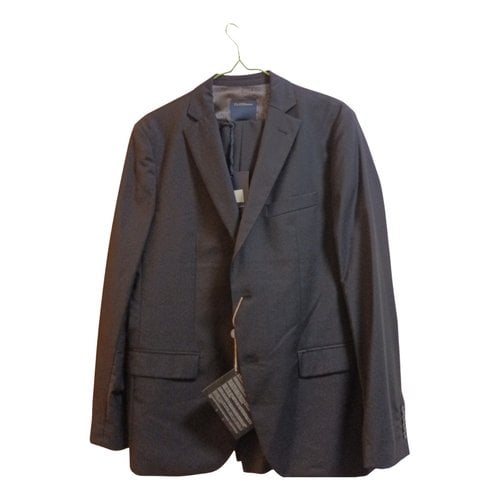 Pre-owned Class Cavalli Wool Suit In Black