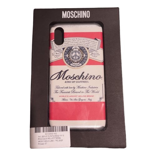 Pre-owned Moschino Leather Purse In Multicolour