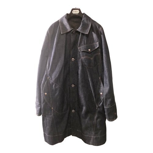 Pre-owned Levi's Wool Coat In Blue