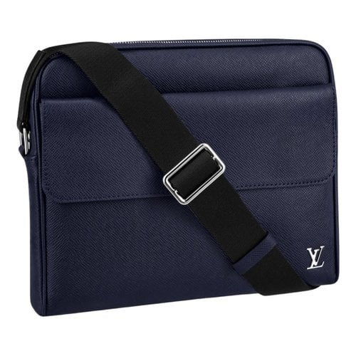 Pre-owned Louis Vuitton Leather Bag In Navy