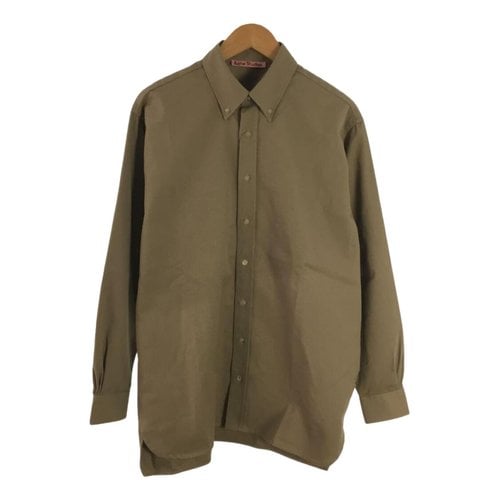 Pre-owned Acne Studios Shirt In Camel