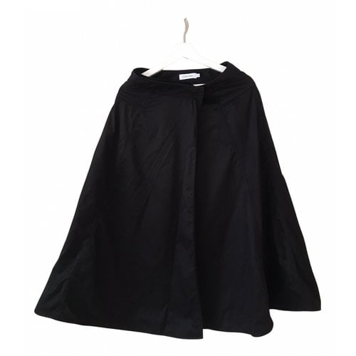 Pre-owned Calvin Klein Maxi Skirt In Black