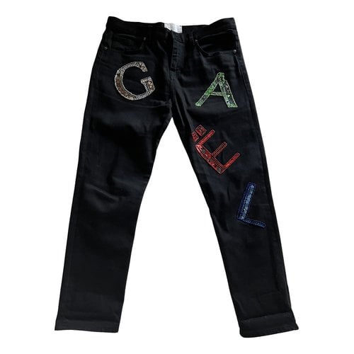 Pre-owned Gaelle Paris Boyfriend Jeans In Black