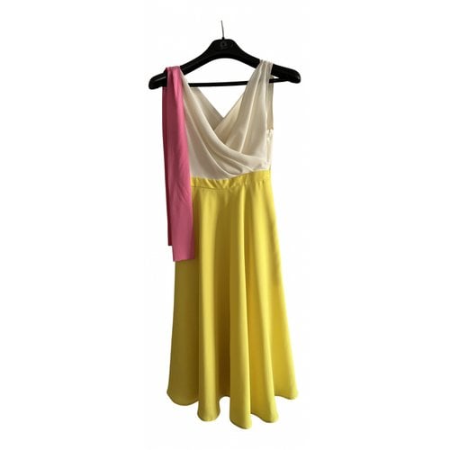 Pre-owned Max & Co Maxi Dress In Yellow