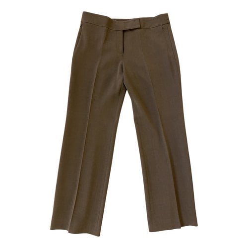 Pre-owned Akris Wool Trousers In Anthracite