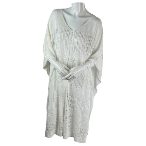 Pre-owned Alice And Olivia Linen Knitwear In White