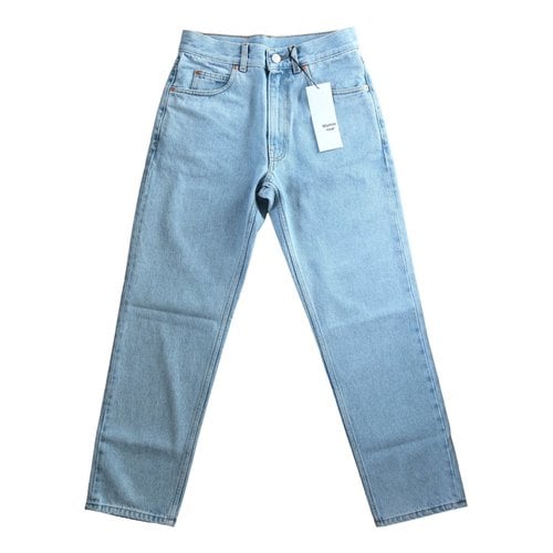 Pre-owned Martine Rose Straight Pants In Blue
