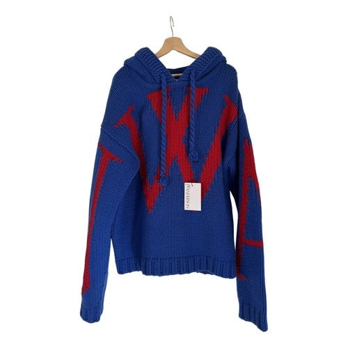 Pre-owned Jw Anderson Wool Pull In Blue