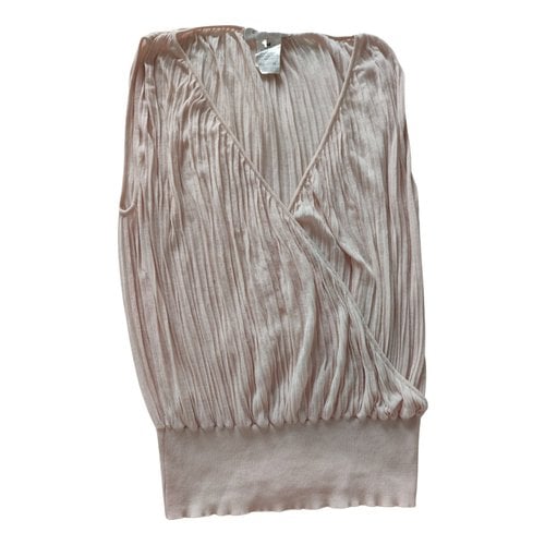 Pre-owned Celine Silk Tunic In Pink