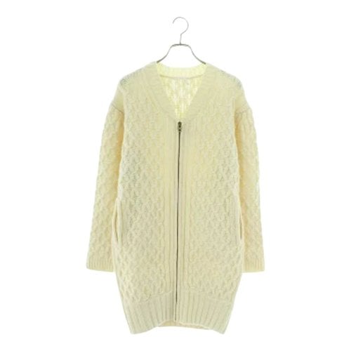 Pre-owned Chloé Wool Cardigan In White