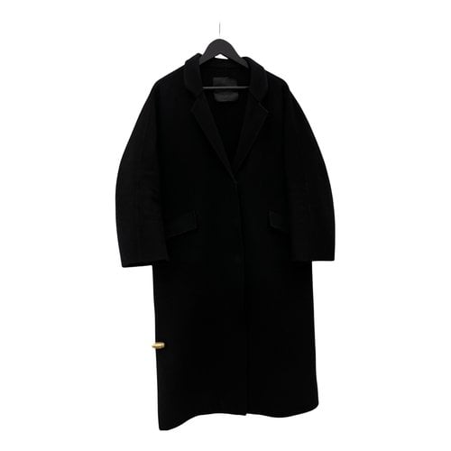Pre-owned Ermanno Scervino Wool Coat In Black