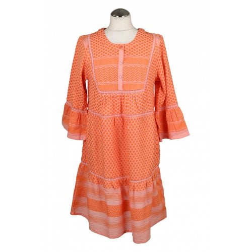 Pre-owned Cecilie Copenhagen Mid-length Dress In Orange