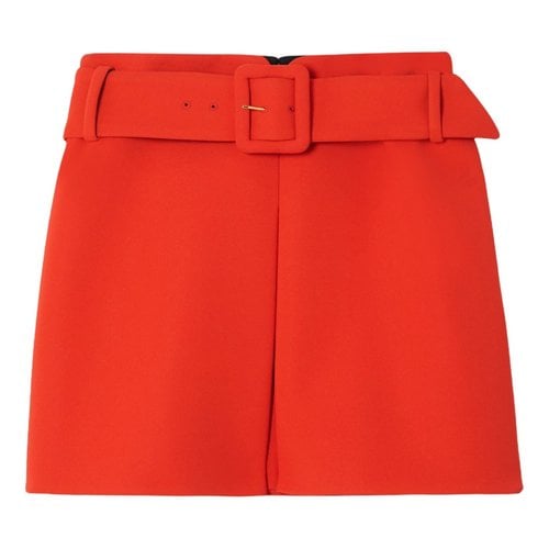 Pre-owned Versace Mini Skirt In Orange