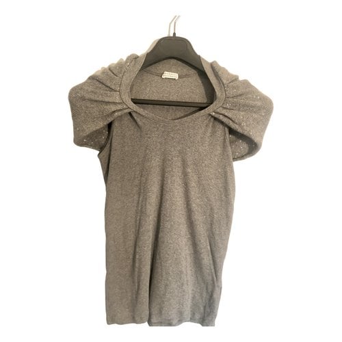 Pre-owned Brunello Cucinelli Cashmere T-shirt In Grey
