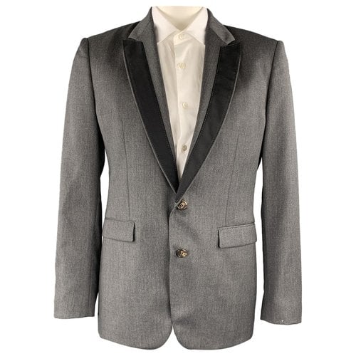 Pre-owned Viktor & Rolf Wool Suit In Grey