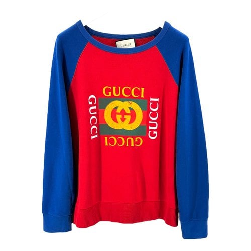 Pre-owned Gucci Sweatshirt In Red