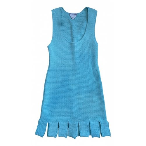 Pre-owned Bottega Veneta Mid-length Dress In Blue