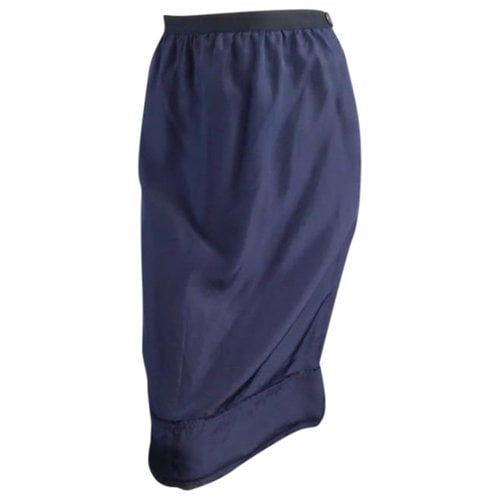 Pre-owned Lanvin Skirt In Blue