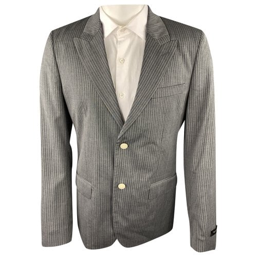 Pre-owned Marc Jacobs Wool Jacket In Grey