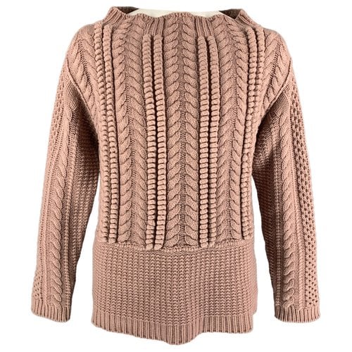 Pre-owned Burberry Wool Knitwear & Sweatshirt In Pink