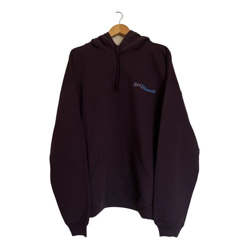 Pre-owned Vetements Sweatshirt In Purple