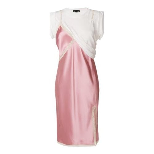 Pre-owned Alexander Wang Wool Mid-length Dress In Pink