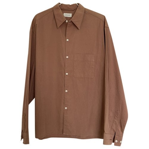 Pre-owned Lemaire Shirt In Brown