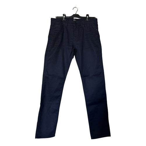 Pre-owned Hugo Boss Straight Jeans In Navy