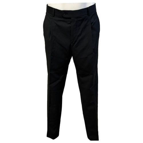 Pre-owned Balmain Trousers In Black