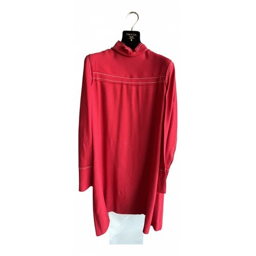 Pre-owned Prada Mid-length Dress In Red