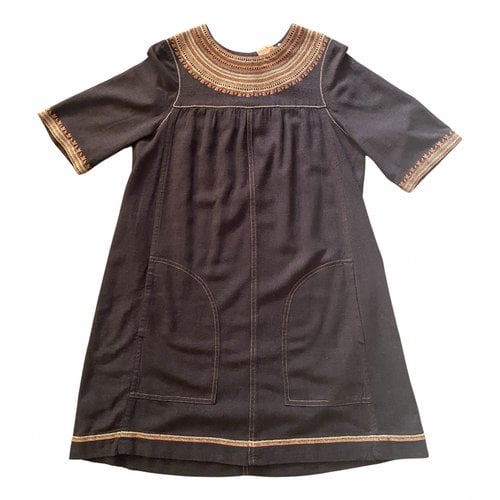 Pre-owned Isabel Marant Étoile Silk Dress In Brown
