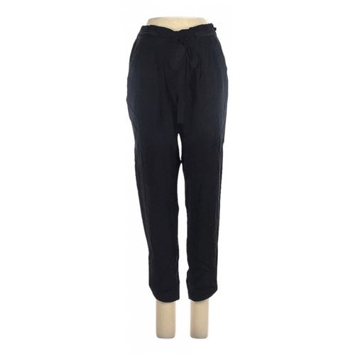 Pre-owned Ramy Brook Silk Trousers In Grey