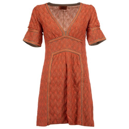 Pre-owned Missoni Dress In Orange