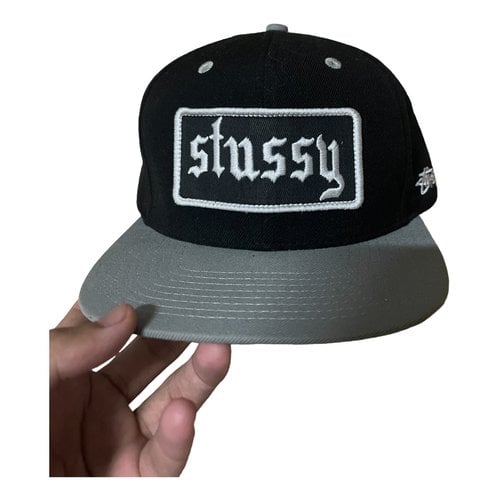 Pre-owned Stussy Wool Hat In Black